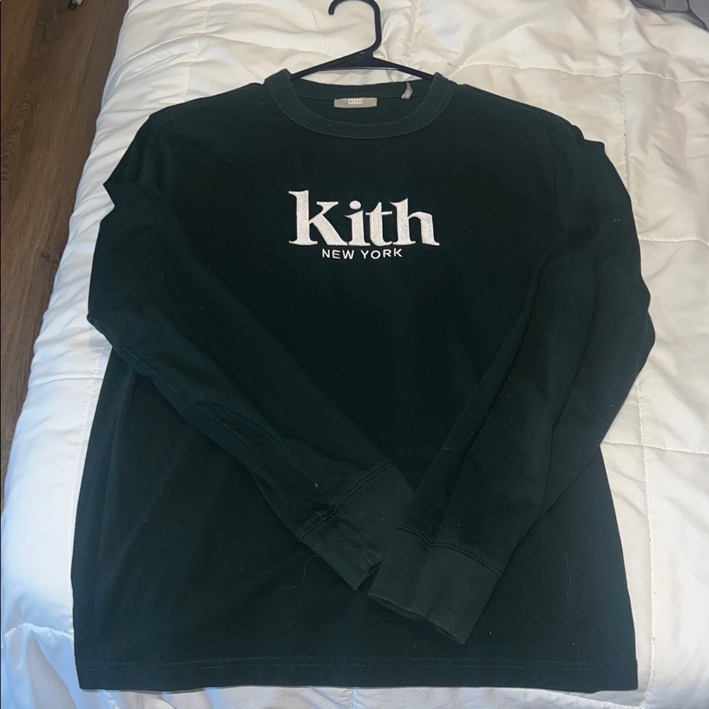 Kith New York Dark Green Long Sleeve Shirt